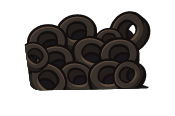 black olives in a tub