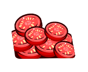 cherry tomatoes in a tub