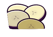 eggplant in a tub