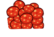 pepperoni in a tub